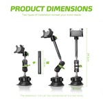 Topika - Mobile Phone Car Holder, Windscreen Phone Holder, Car Phone Mount