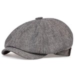 Unisex Casual Newsboy Hat Retro Beret Octagonal Cap