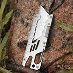 Topika Box Cutter Knife, Retractable Utility with SK5 Carbon Steel Blade