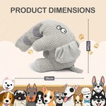 Topika Dog Toys Squeaky Plush Toy, Stuffed Animal for Large Dogs