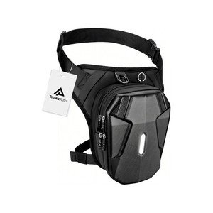 Topika Motorcycle Thigh Bag Water-Resistant Leg Pouch with Reflective Strap