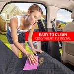 Topika Dog Car Seat Cover Waterproof Back Seat Protector
