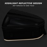 Motocentric Hard Shell Motorcycle Backpack, Waterproof Motorcycle Tail Bag