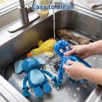 Topika Squeaky Dog Toys No-Stuffing Plush Set with Crinkle Sound Fun 4-Pack