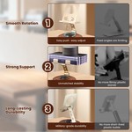 Topika Phone Holders For Desk 360 Rotating Foldable Phone Table Stand