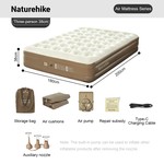 Naturehike Air Mattress with Built In Pump, Inflatable Mattress Air Bed