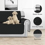 Topika Couch Covers for Sofa, Reversible Pet Couch Protector, WaterProof