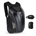 Motocentric Motorcycle Backpack Waterproof Hard Shell 48L Carbon Fiber