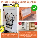 Topika 2-Pack Pot Lid Organizer Rack Wall Mounted 6-Tier Storage