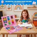 Topika Kids Art Set 86pcs with Colouring Books