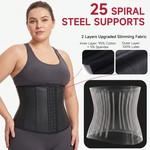 Topika 25 Steel Boned Latex Waist Trainer Corset for a Sleeker Look