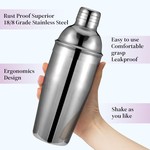 Topika - Cocktail Shaker Set, Drink Mixer & Bartender Kit for Home Bars