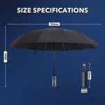 Topika UV Block Umbrella with Auto Open/Close with Section-by-Section Fold