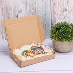 Topika Corrugated Mailer Box 25 Pack, Durable Shipping Boxes for Packaging