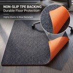 Topika Office Chair Mat Anti-Slip for Hardwood , Tile Floors Odour-Free Eco