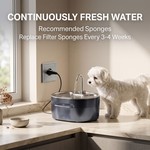 Topika 3.2L Stainless Steel Automatic Pet Water Fountain Dispenser