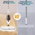 Topika Steam Mop, Steam Cleaner Electric Mop with 300ml Detachable Tank