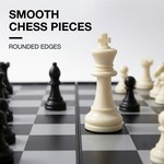 Topika Magnetic Chess & Checkers Set with Extra Queens Portable Board