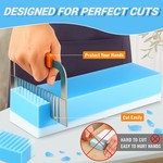 Topika - 7 In 1 Soap Box Kit, Silicone Wooden Soap Molds, Soap Loaf Mould