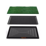 Topika Dog Grass Pad with Tray, Training Pee Mat, 20x25"51x64 CM
