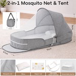 Topika Travel Bassinet Portable Bed Bassinet for Newborn