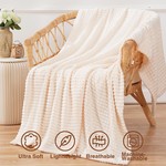 Topika - Blanket Flannel Fleece 200x230cm Soft Lightweight Plush Throw