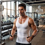 Topika - Compression Vests For Men Men Seamless Shaper Vest Tummy Control