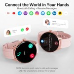 Topika Smart Watch For Women Ladies Fitness Watch With Call Health Tracking
