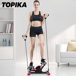 Topika Twist Stepper Machine with Resistance Bands, Mini Home Gym Stepper