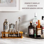 Topika- Cocktail Shaker Set with Stand,Bartender Kit&Drink Mixer for Bar