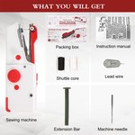 Topika Handheld Sewing Machine, Portable Mini Sewing Machine For Beginners