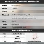 Motocentric Motorcycle Gloves Motorbike Riding Gloves Winter Gloves