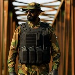 Topika - Heavy Duty Tactical Vest, Combat Vest with Detachable Pouches