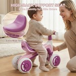 Topika Toddler Bike Balance Bike 4 Wheel Ride-On Toy, 12-30M