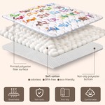 Topika Baby Play Mat, 3cm Soft Non-Slip Washable Crawling Mat