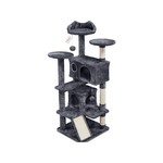 Topika Cat Tree Tower w/ Scratching Posts, Tall Tower Play House for Cats