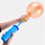 Topika - 2 x Dual Action Hand-Held Balloon Pump Inflator, 2 x Tying Tools