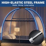 Topika Folding Fiberglass Mosquito Net Tent Three-way zipper for Baby Adult