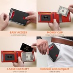 Topika Money Clip and Card Holder Wallet with RFID Blocking for Men