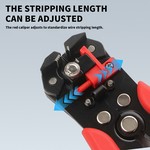 Topika 3-in-1 Self-Adjusting Wire Stripper, Cutter & Crimper Tool