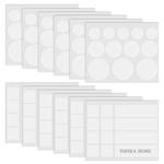 Topika 96 pcs Double Sided Sticky Dots& Tape Set, No Trace Adhesive Kit