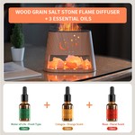 Topika Essential Oil Diffuser with Flame Effect, Aromatherapy Oil for Sleep