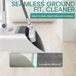 Topika 3-in-1 Long Handle Broom and Dustpan Set for Home & Office Cleaning