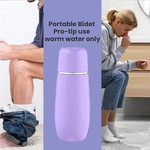 TopikaHome-Portable Bidet for Travel,400ML Peri Bottle for Postpartum Care