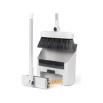 Topika 3-in-1 Long Handle Broom and Dustpan Set for Home & Office Cleaning