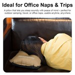 Naturehike Inflatable Pillow, Sponge-Filled Pillows for Camping Travel