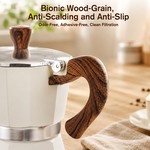 Bincoo - Moka Pot 6 Cup Stovetop Espresso Maker, 300ML Moca Coffee Pot
