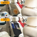 TopikaAuto - 2 Pack Car Organizer Kick Mats, Waterproof Back Seat Protector