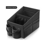 Topika - Car Back Seat Organizer, Seat Storage for Children, 2 Cup Holders