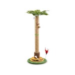 Topika Cat Scratching Tree 114cm Tall, Sisal Scratcher with Toys